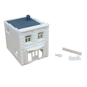 outland models railway layout classic 2-story city shop type g 1:87 ho scale