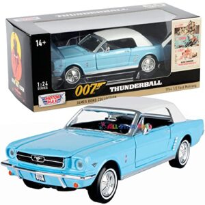 motor max 1964.5 ford ford mustang, james bond 79855wtq – 1/24 scale diecast model toy car