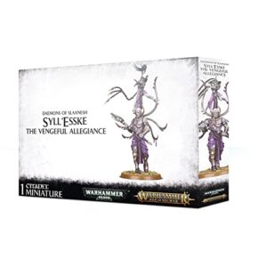 games workshop – warhammer age of sigmar – warhammer 40,000 – daemons of slaanesh: syll’esske: the vengeful allegiance