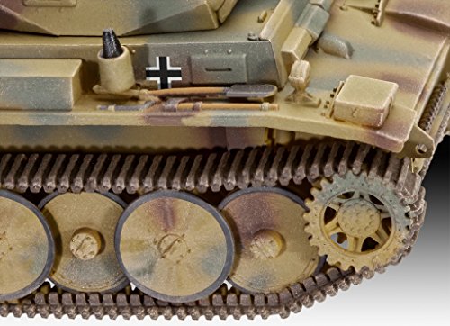 Revell RV03266 03266 Pzkpfw II Ausf. L. 'Luchs' (Sd.Kfz.123) 1: 72 Scale Model Kit, Various