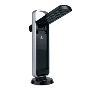 OttLite LED Mobile Task Lamp - Black, Portable, Lightweight, Battery-Operated, Carrying Handle