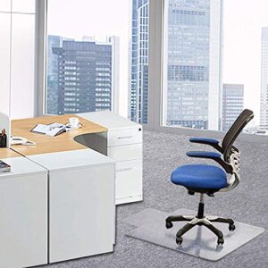 carpet chair mats/chair mat for carpets | low/medium pile computer chair floor protector for office and home 36″x 48″x 0.08″/not suitable for high pile carpet