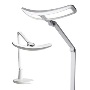 happy nocnoc eye-care ereading desk lamp/ table lamp/ task lamp/ swing arm lamp: auto-dimming, cri 97, adjustable temperatures, 51” wide illumination desk light for home office, bedroom, living room