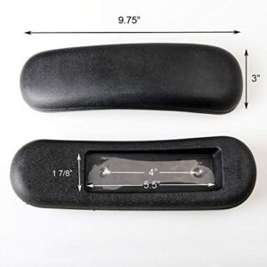 Staples Chair Arm Parts Replacement Armrest Pads 2pcs Universal 4" Mounting Hole