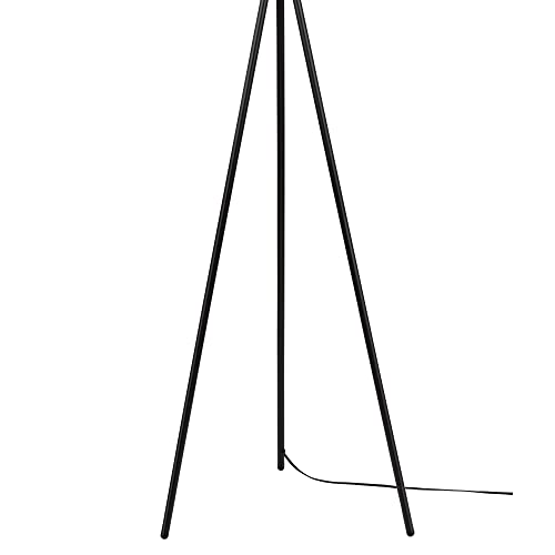 Catalina 19973-000 Mid-Century Modern Tripod Floor Lamp, 61.25", Black Classic