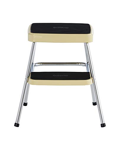 COSCO 11330CBY1E Stylaire Retro Two (Yellow, one Pack) Step Stool,