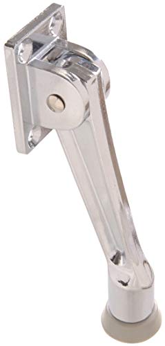 Hillman 852939 5" Kickdown Door Stop- Chrome 1-Pack