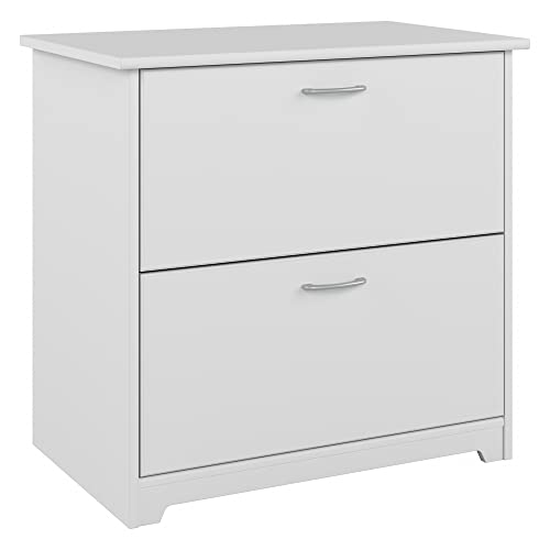 Bush Furniture Cabot 2 Drawer Lateral File Cabinet, White