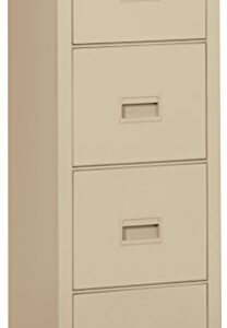 Fireking Turtle Fireproof File Cabinet, 52.75" H x 17.75" W x 22.13" D, Parchment