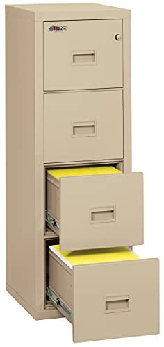 Fireking Turtle Fireproof File Cabinet, 52.75" H x 17.75" W x 22.13" D, Parchment