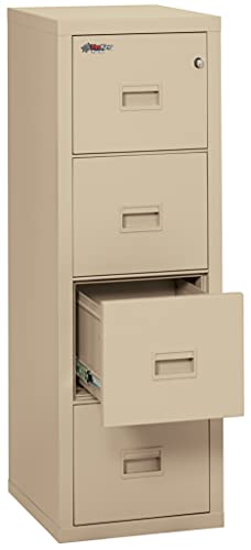 Fireking Turtle Fireproof File Cabinet, 52.75" H x 17.75" W x 22.13" D, Parchment