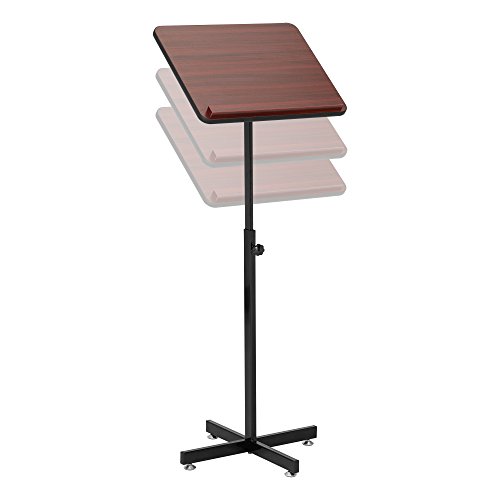Norwood Commercial Furniture NOR-TIR1036-SO Adjustable- Height Lectern Stand