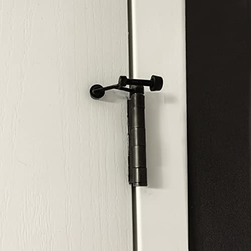 Design House 189068 Standard Hinge Pin Door Stop, 10-Pack, Matte Black, 10 Piece