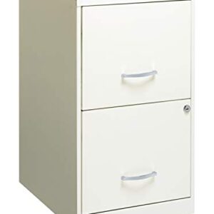 Office Dimensions 18" Deep 2 Drawer Metal File Cabinet