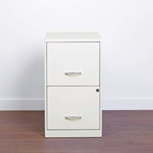 Office Dimensions 18" Deep 2 Drawer Metal File Cabinet