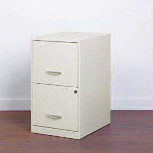 Office Dimensions 18" Deep 2 Drawer Metal File Cabinet