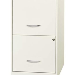 Office Dimensions 18" Deep 2 Drawer Metal File Cabinet