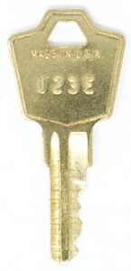 hon 123e file cabinet replacement keys: 2 keys