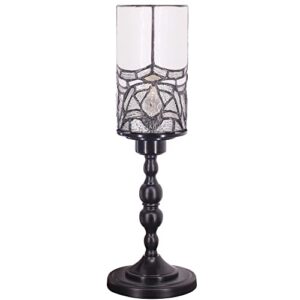 rhlamps small tiffany lamp mini stained glass candlestick table lamp w4h15 inch white style memory accent lamp decor bedroom