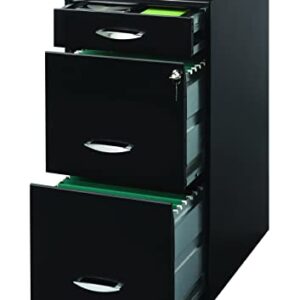 AVSAN Home Office Cabinet 18" D 3-Drawer Organizer Vertical File Cabinet for SOHO, Black