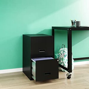 AVSAN Home Office Cabinet 18" D 3-Drawer Organizer Vertical File Cabinet for SOHO, Black