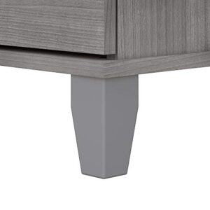Bush Furniture Somerset 2 Drawer Lateral File Cabinet in Platinum Gray
