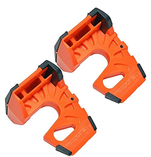 Wedge-It - The Ultimate Door Stop - Orange - TWO PACK