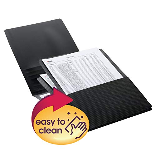 Smead Organized Up Poly Stackit Organizers, Letter Size, Black, 2 per Pack (87005)