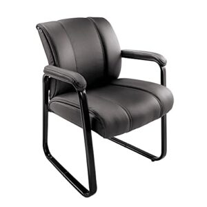 brenton studio® bellanca guest chair, black