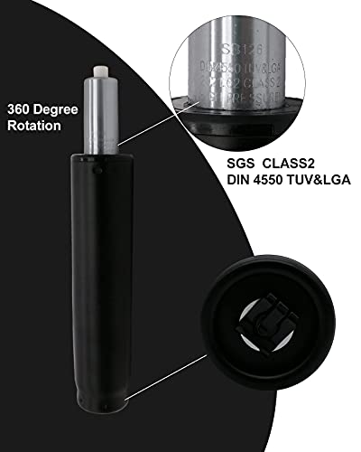 AeKeatDa 5" Long Stroke Office Chair Gas Lift Cylinder Replacement Pneumatic Shock Piston Heavy Duty (500 lbs) fit for Most Chairs