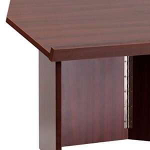 Flash Furniture Foldable Tabletop Lectern in Mahogany Brown