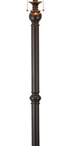 SAFAVIEH Lighting Collection Jessie Rustic Farmhouse Pull Chain Oil-Rubbed Bronze 59-inch Living Room Bedroom Home Office Standing Floor Lamp (LED Bulb Included)