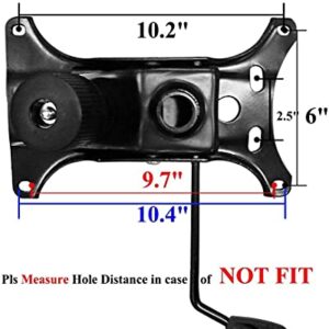 MySit Office Chair Tilt Mechanism Replacement, Heavy Duty 6'' x 10.2" Mounting Holes Tilt Control Mechanism