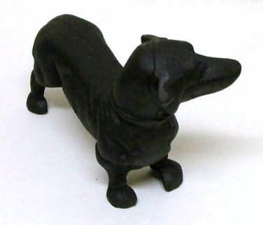 Cast Iron Dachshund Doorstop by GSM