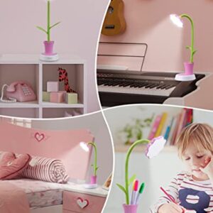 OCOOPA Kids Desk Lamp for Girls, Pink (Pink)