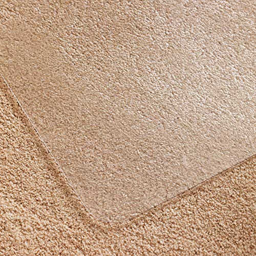 Floortex Polycarbonate Chair Mat 48" x 60" for Low/Medium Pile Carpets