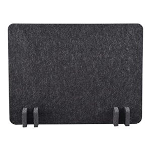stand up desk store refocus raw noise and distraction reducing freestanding acoustic desk divider mounted privacy panel (anthracite gray, 20.9″ x 16″)