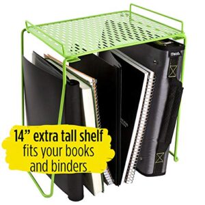 Five Star Locker Accessories, Locker Shelf, Extra Tall, Holds up to 100 Lbs. Fits 12" Width Lockers, Lime (38227)