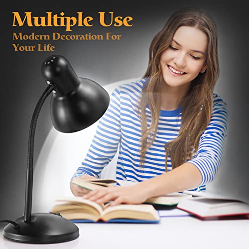 Beser·Win LED Desk Lamp, Adjustable Goose Neck Desk Lamp with 3 Color Brightness, Eye-Caring Reading Lamp, Study Desk Lamps for Home Office Study Table Bedroom, (LED Bulb Included)