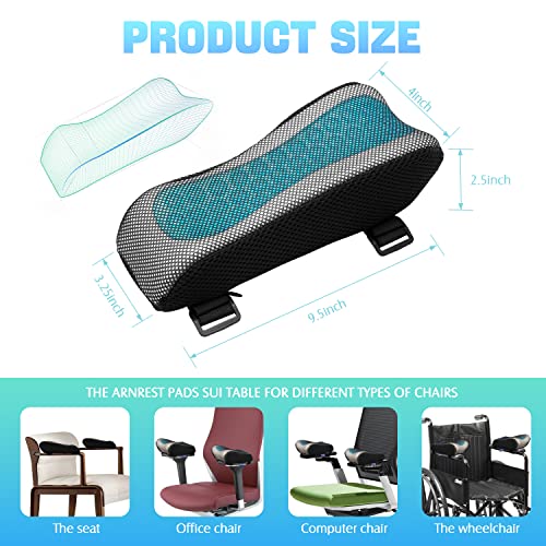 Office Chair Arm Pads Covers-Ergonomic Armrest for Desk and Chair Office Chair Armrest Covers, Office Chair Arm Pads for Elbows and Forearms, Office Chair Cushion for Gaming Accessories