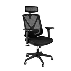 Skuehod Height Adjustable Chair Arms Armrest Pair Replacement Parts Fits Most Office Gaming Boss Chairs,4D Black