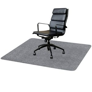Arthome Office Chair Mat for Hard Floor,Computer Garming Rolling Chair Mat for Hardwood and Tile Floor,Anti-Slip Floor Protector Rug for Home Office 35''x55'' (Gray)
