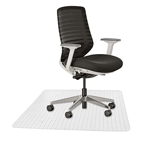 Desk Chair Mat for Carpet,30"X48" Office Chair Mat with Lip PVC Clear Chair Mat for Low Pile Carpet,Heavy Duty Chair Mat Easy Glide Rolling for Office,Living Room,Kitchen Etc (30" X 48" X 2MM)