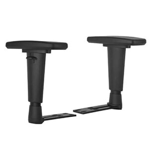 replacement adjustable arms armrest upright bracket with pads fits dxracer gaming chairs (3d)