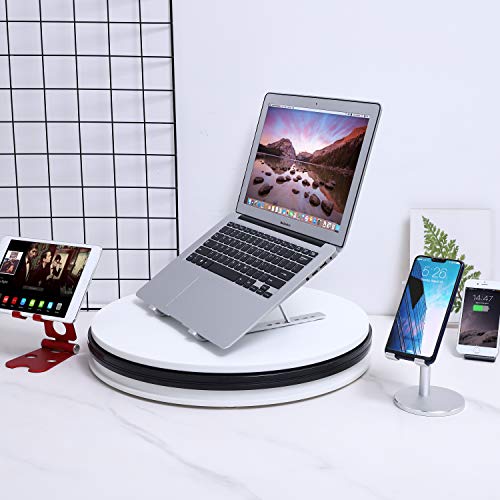 YOSHINE Adjustable Laptop Stand, Computer Stand for Laptop, Portable Laptop Holder, Foldable Notebook Stand, Desktop Ergonomic Laptop Riser for All Laptops and Notebooks Up to 15 inch