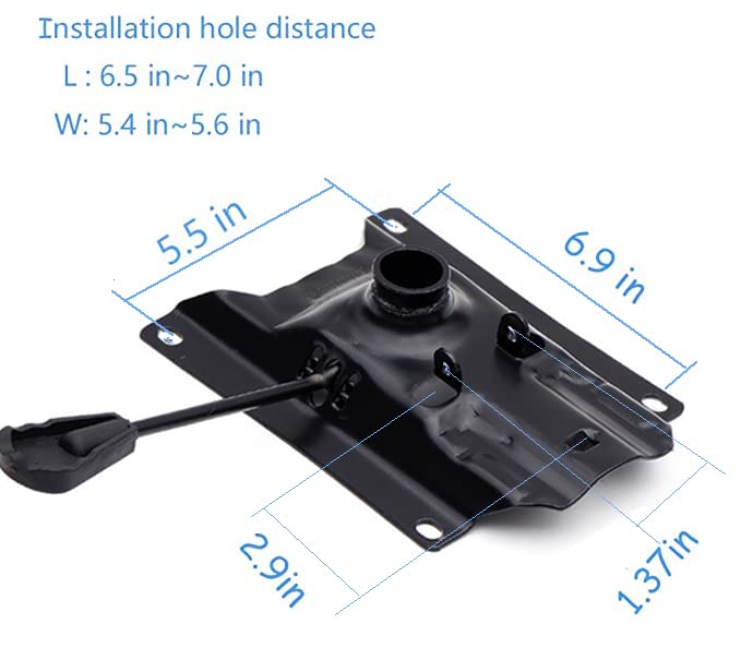 PHARMEE Replacement - Heavy Duty Office Chair Tilt Control 6.9X 5.5Inch,Fixed Sunken Office Chair- for Desk Chair Computer Chair Parts