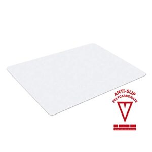 Marvelux 35" x 47" Polycarbonate Chair Mat for Hard Floors and Very Low Pile Carpets with Anti Slip Backing for High Adherence | Rectangular | Hardwood Floor Protector | Shipped Flat | Pack of 2