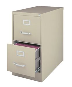 22″ deep 2-drawer letter-size commercial vertical file