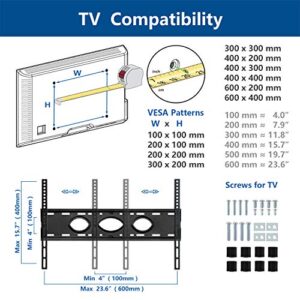 Rfiver Universal Swivel Mobile TV Stand Rolling Cart for 32-75 Inch Flat Screen TV Monitor, Tall TV Stand with Mount and Wheels Portable for Home Office, Max Vesa 600x400 mm