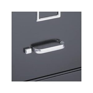 Staples 85988 2-Drawer Vertical File Cabinet Locking Letter Black 25-Inch D (25157D)